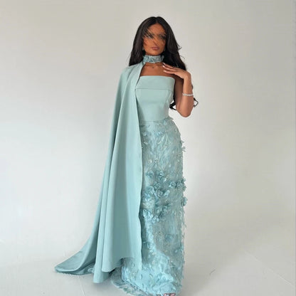 Jiayigong  Prom Satin Applique Clubbing A-line One-shoulder Bespoke Occasion Gown Long Dresses