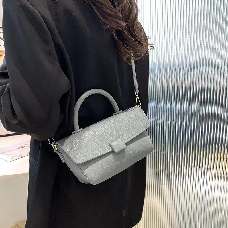 2023 Fashion Women Handbags Soft Genuine Leather Small square bag For Women Luxury  Shoulder Bag Crossbody Bag Female