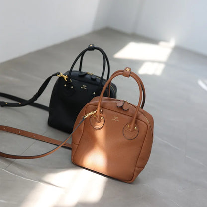 Sac à bandoulière chic en cuir véritable pour femme, sac à main de luxe de créateur, petit format, sacs à bandoulière en cuir de vache souple