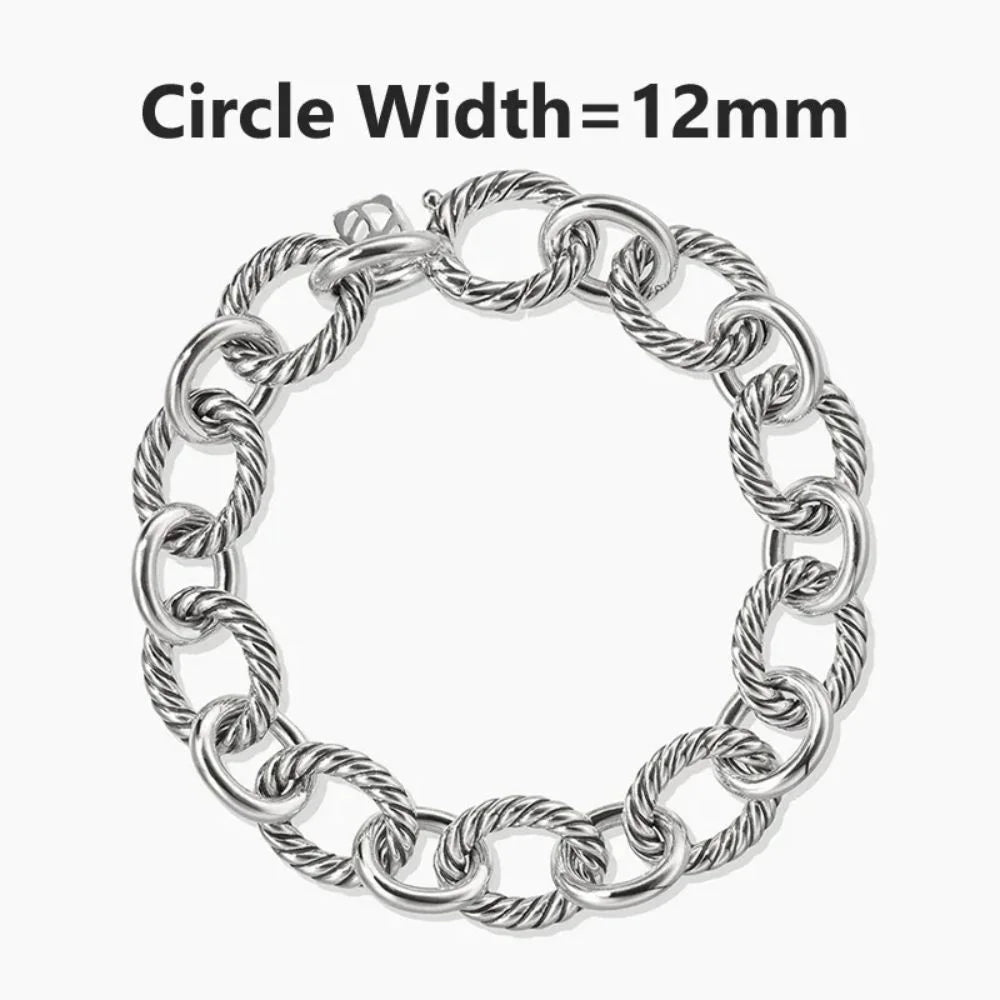 Bracelet pour femme DY Bijoux Chaîne en cuivre Bijoux de marque Chaîne de poignet tendance pour femme