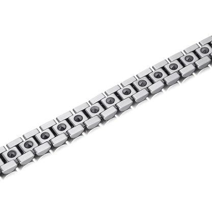 WelMag Germanium Bracelet For Women & Men Stainless Steel Health Energy Fashion Jewelry Gifts