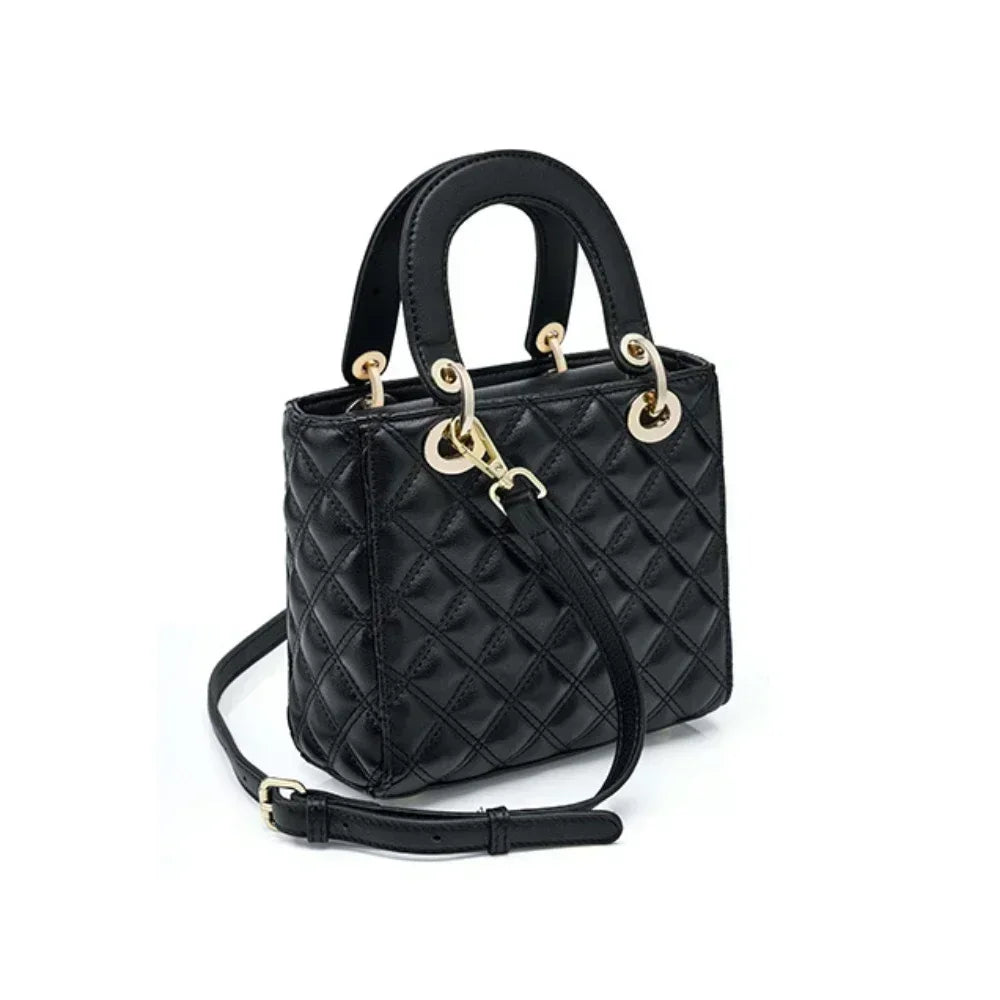 Sac à bandoulière de luxe pour femme, sac à main de marque en cuir véritable, sac à bandoulière tendance pour fille, petit sac messager pour femme