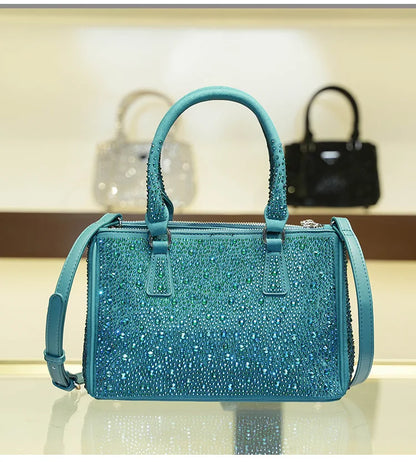 Luxury Brand Women's Shoulder Bag Handbag Evening Cosmetic Diamond Inlaid Glitter Y2k Female Wedding Party Banquet  Crossbody