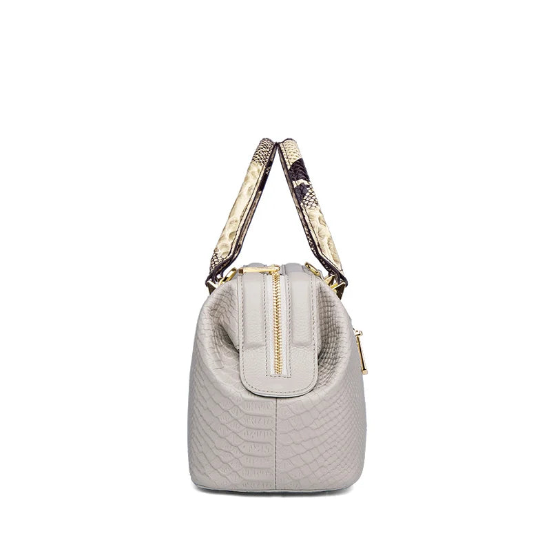 Bolso de piel de vaca 100 % original, bolso de un solo hombro para mujer, bolsos exquisitos de moda, top #yc256