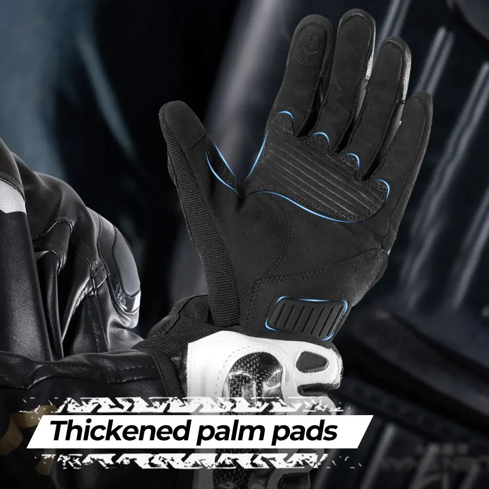 Gants tactiques à écran tactile en fibre de carbone à coque dure en cuir pour les doigts complets Paintball Airsoft Combat Cyclisme Pêche Chasse Gant