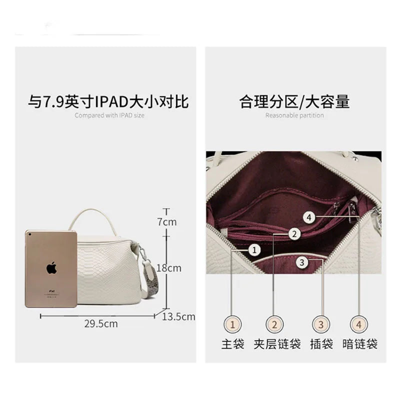 Top Layer Cowhide 2024 Fashion Lychee Pattern Single Bags Crossbody Small Square Quality Texture Fashionable Shoulder Bag