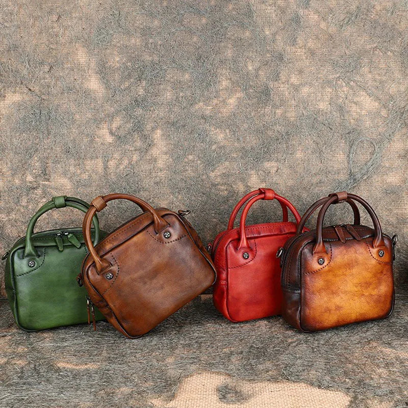 Sacs à main de luxe pour femmes, sac à bandoulière vintage en cuir végétal, sac à bandoulière carré à clous pour dames, sac à bandoulière à boutons