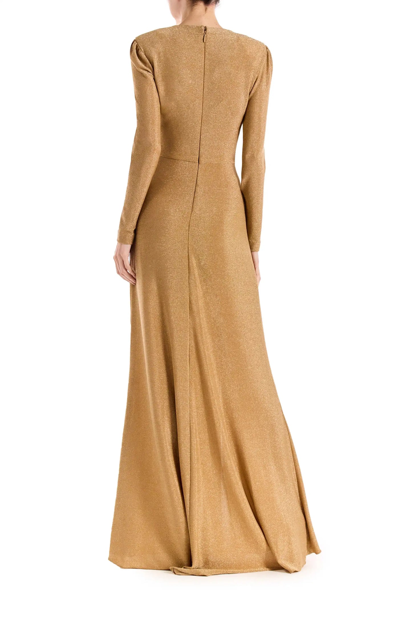 Nouvelle mode Monique Lhuillier robe couleur unie jupe longue robe haut de gamme de haute qualité faite à la main par un créateur