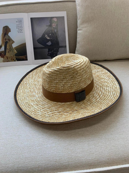 Sombrero de paja para el sol de verano de alta calidad.