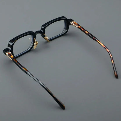 Men's Spectacle Frame Women Anti-Blue Light Style Glasses Clear Lens Brand Designer Female Acetate Frame Vintage Eyeglasses