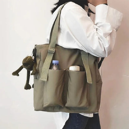 Sac à main imperméable Oxford grande capacité pour femme, sac à bandoulière, sac à bandoulière pour femme, sac fourre-tout décontracté