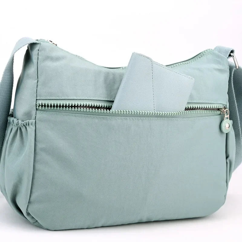 Sac messager décontracté pour femme, sac à bandoulière en nylon multicouche, sacs à bandoulière pour femme, sac à bandoulière pour mère, sacs à bandoulière