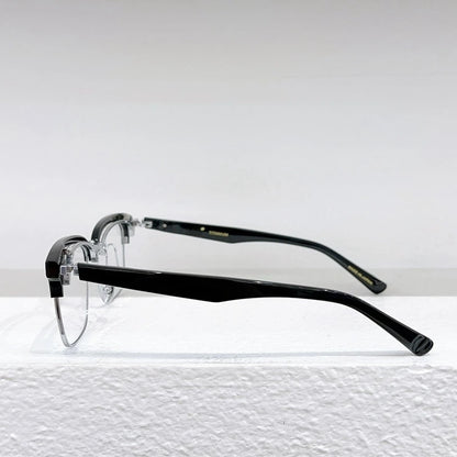 Monture de lunettes optiques pliables M-96 de haute qualité pour hommes et femmes, monture de lunettes de prescription carrée en acétate de titane