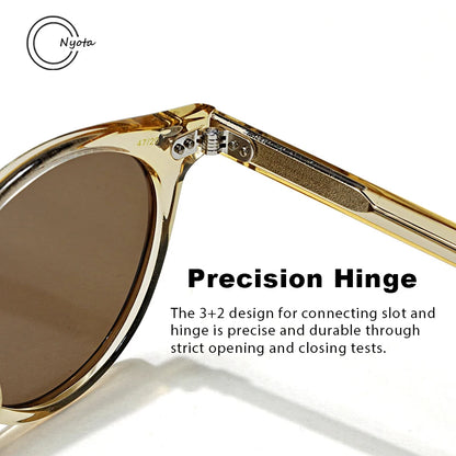 New Top Quality Cat Eye Acetate Sunglasses Men‘s And Women's S505 Fashion Eyeglasses UV400 Outdoor Handmade Trendy SUN GLASSES