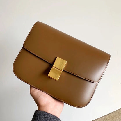 Sac à main en cuir véritable de luxe de haute qualité pour femme, sac à bandoulière en cuir de vache véritable, sac à bandoulière simple et tendance