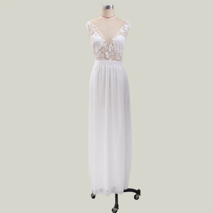 Vestidos de fiesta formales elegantes y sexys para mujer, vestidos de fiesta de noche de gasa con encaje floral blanco para boda, vestido elástico sexy para mujer