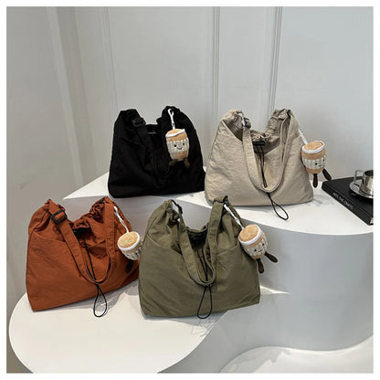 Bolso de hombro versátil de gran capacidad para mujer, popular bolso cruzado ligero de verano, bolso de mano minimalista