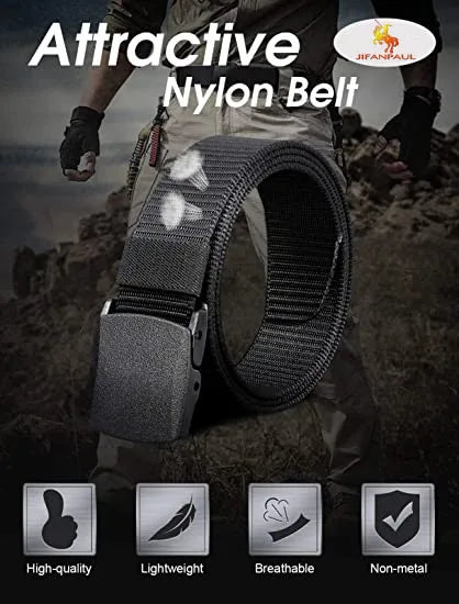 Self-buckled men's nylon belt Army tactical belt Men's military canvas belt Cummerbunds high-quality shoulder belt