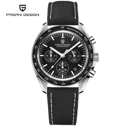 PAGANI DESIGN Moon Mens Watches 2023 Top Brand Luxury Quartz Watch For Men Chronograph Luminous Sapphire Mirror Waterproof Clock