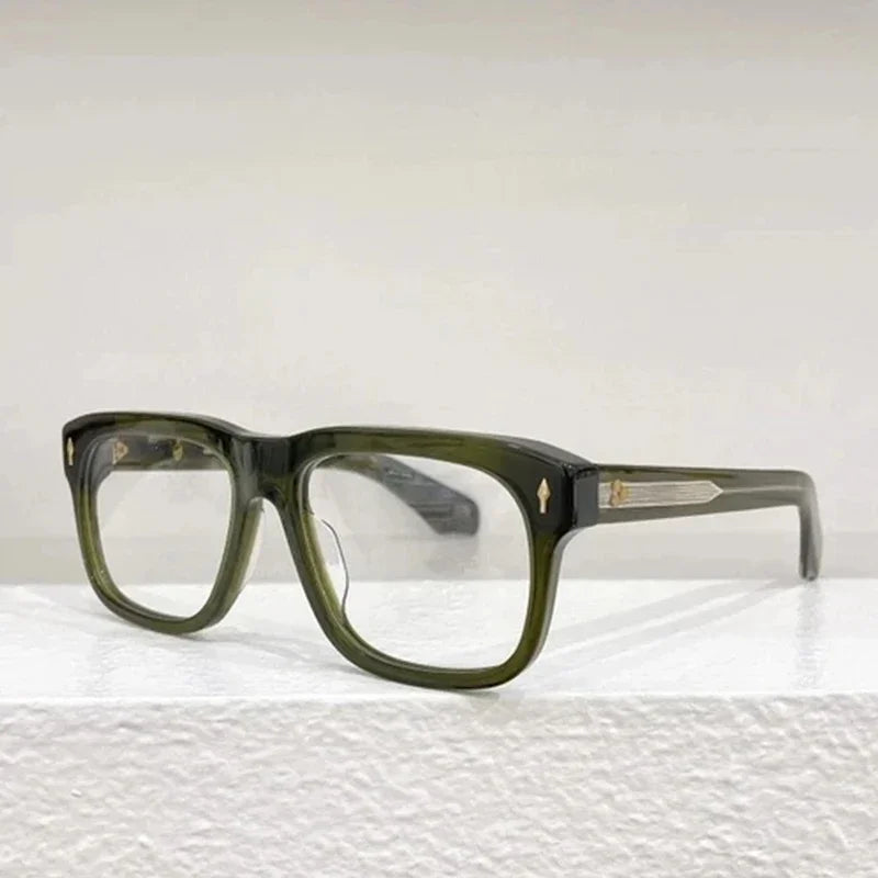 Gafas de acetato cuadradas YVES con diseño de moda hecho a mano, montura de alta calidad, coloridas, para hombres y mujeres, gafas graduadas para miopía