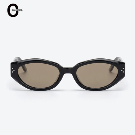 Gafas de sol Superstar The Same Acetato Fiber Trend para mujer, para exteriores, UV400, para viajes, vacaciones, marca de diseñador de moda, gafas de sol para hombre