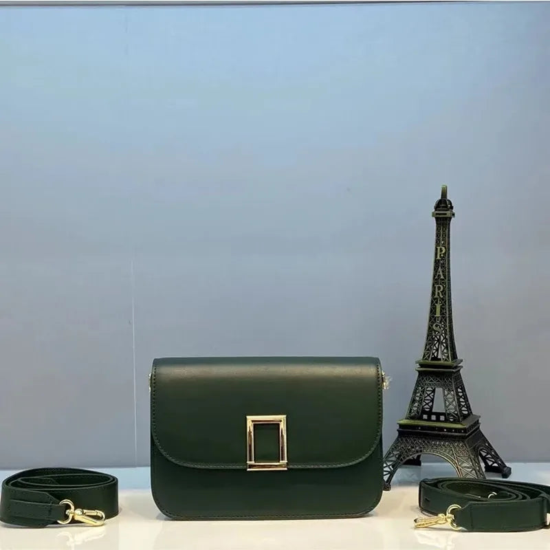 2021 Mode Cuir De Vache Nouvelle Tendance Influenceur Star Sac À Bandoulière Petit Sac Messager Carré Femme Shopping Quotidien Utilisé Sac Sous Les Aisselles