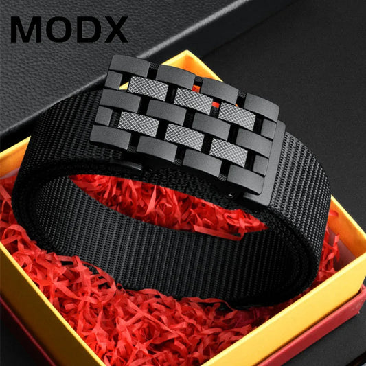 NEW Luxury Genuine Leather Men's Belt for Men 2024 Fashion Designer Buckle Belt Automatic Ratchet Waist Belt Black Jeans Strap