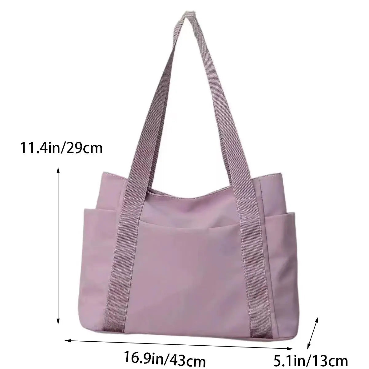 Bolso de mano de mujer de gran capacidad, bolso de hombro de nailon, bolso de viaje, bolso deportivo y de ocio