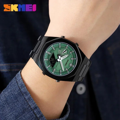 SKMEI Reloj de cuarzo de negocios informal de moda 1816 Reloj de pulsera resistente al agua con fecha luminosa Reloj masculino Relojes deportivos para hombre