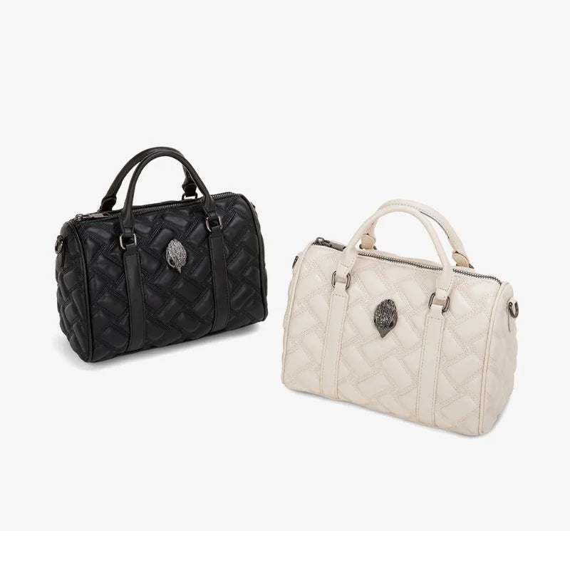 KURT GEIGER LONDON Sac à bandoulière en PU de haute qualité, sac fourre-tout de couleur unie, sac à bandoulière de marque de créateur pour femmes, sac Boston à la mode