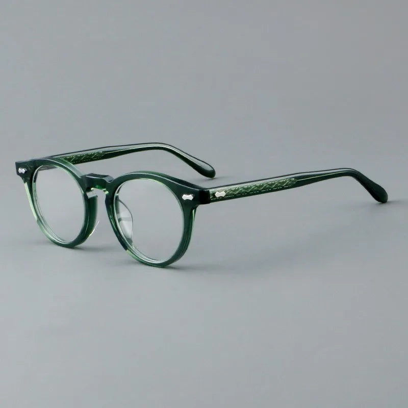 Eyeglasses Frame Men Women Anti-Blue Light Glasses Clear Lens Brand Designer Computer Optical Vintage Acetate Spectacle Frame