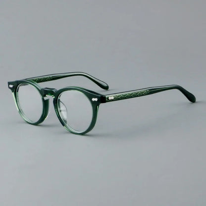 Eyeglasses Frame Men Women Anti-Blue Light Glasses Clear Lens Brand Designer Computer Optical Vintage Acetate Spectacle Frame