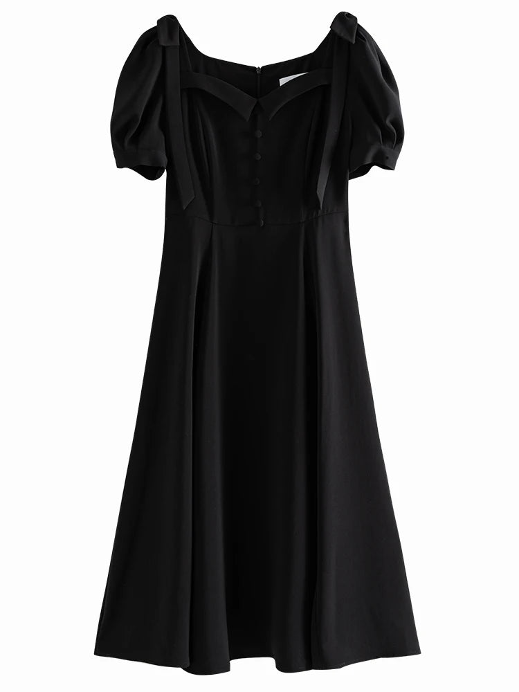 Robe professionnelle formelle FSLE pour femme, nouvelle robe d'été pour entretien, couleur unie, longueur facultative, robe de bureau pour femme