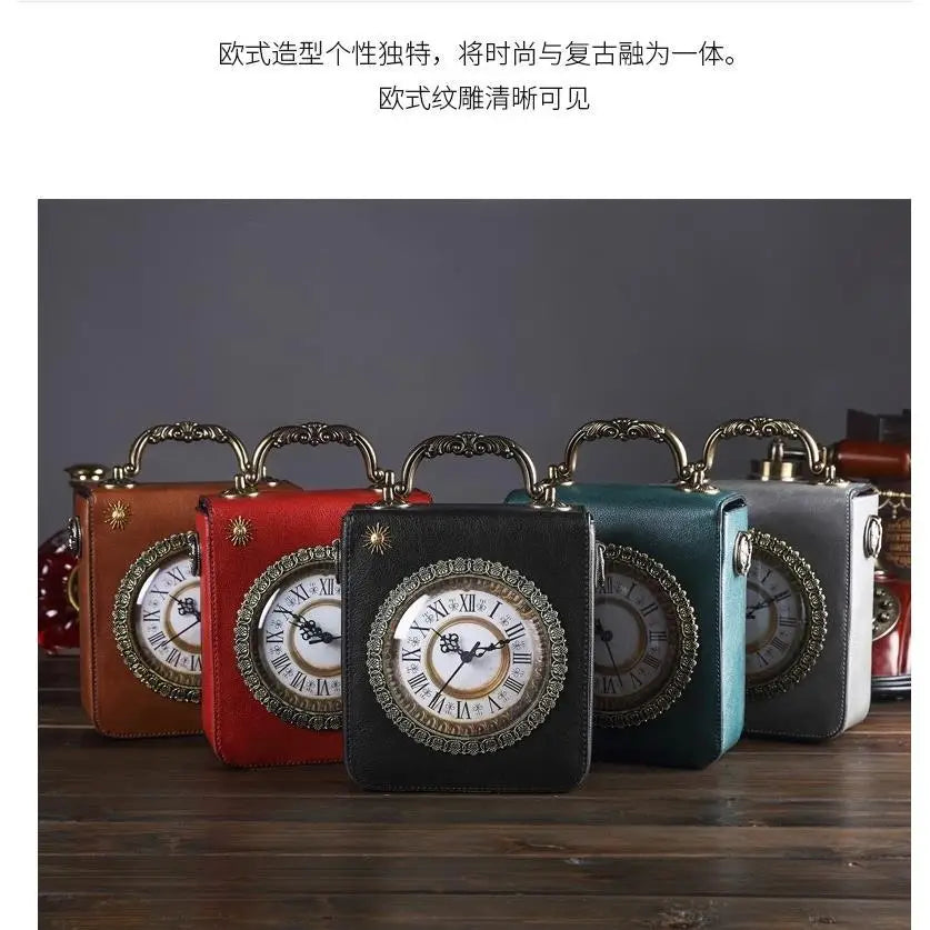 New Retro Unique And Personalized Embroidery Square Fashion Handheld Women's Bag European And American Crossbody Bag For Women