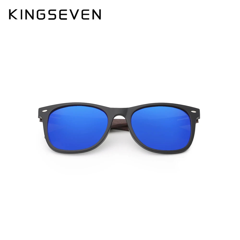 KINGSEVEN 2024 Trend Women‘s Walnut Sunglasses Wood Polarized Men's Glasses Handmade UV400  Glasses Fishing Driving Vintage