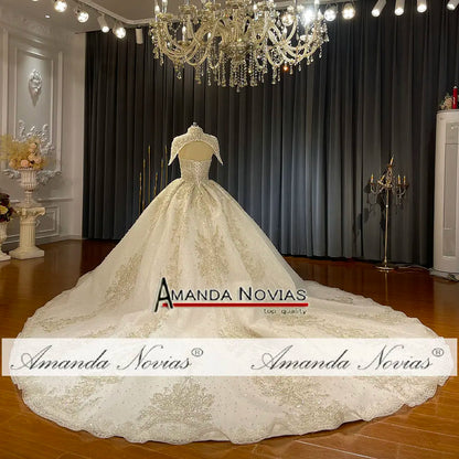 Vestido de novia sin tirantes con encaje y cuentas, pedido personalizado NS4700, 3 formas de uso