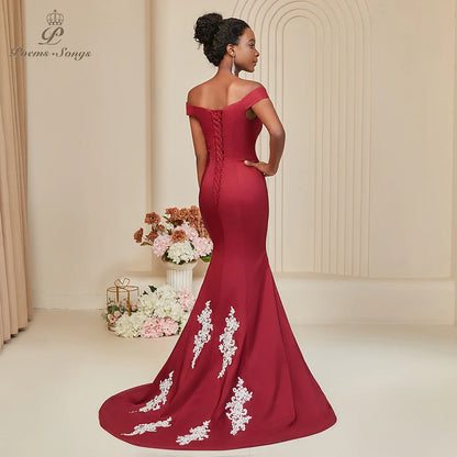 Sophisticated Bespoke Occasion Dresses Burgundy Evening Dress Mermaid Bodice Strappy Back Gown Formal Events bridesmaid Dresses