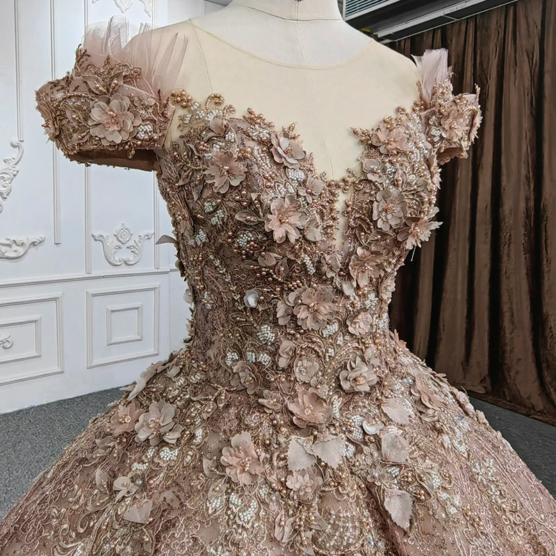 Vestidos de quinceañera, vestidos de baile, vestidos de flores, vestidos de 15 años, vestidos de novia rosas con perlas DY9954, vestido de fiesta de noche 2022, bar mitzvah