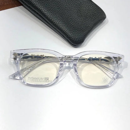 The new CH8214 meticulously designed retro artistic style trendy single item glasses