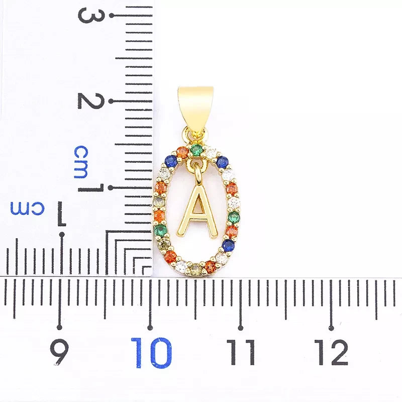 Collier pendentif 26 lettres anglaises Zircon mode A - Z initiale MSCK chaîne longue alphabet tendance pour femmes mon nom bijoux