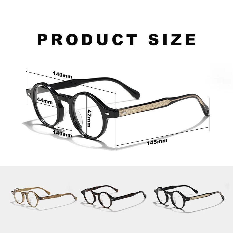 Acetate Men Eyeglasses Frame Quadrate High Quality Pure Handmade Fashion Optical Myopia Reading Personalized Women Eyewear 532