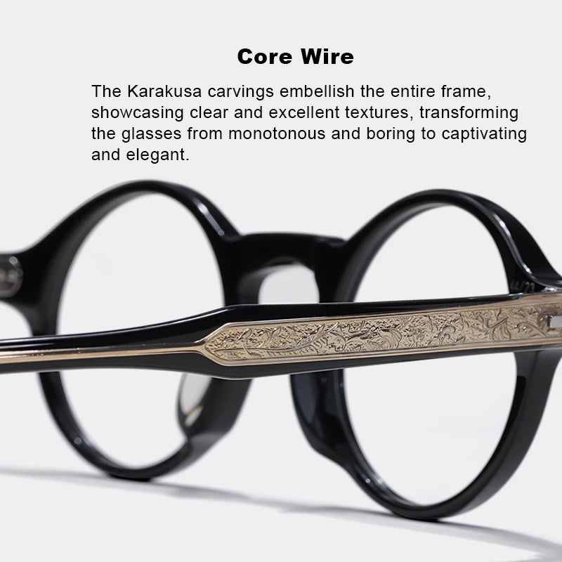 2024 Nouvelle monture de lunettes rétro ovale en acétate pour hommes et femmes Lunettes optiques personnalisées de créateur de mode faites à la main de haute qualité