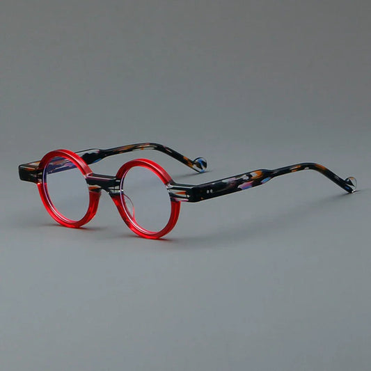 Women's Spectacle Frame Anti-Blue Light Style Glasses Clear Lens Brand Designer Female Acetate Frame Vintage Eyeglasses