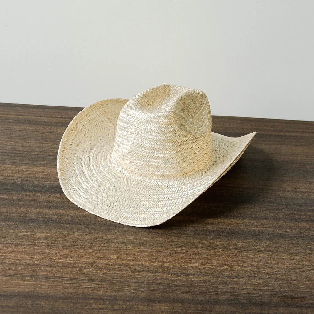 European American Fashion Spring Summer New Leisure Curled Sisal Straw Hat Women Men Panama  azz Cap High Quality Sun Hat Fadora