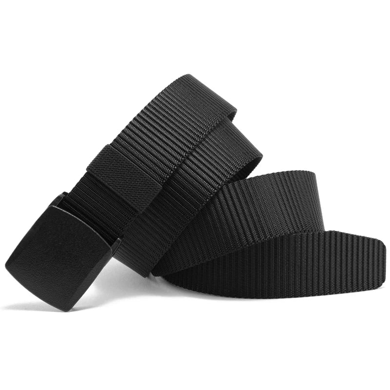 Ceinture en nylon à boucle automatique pour homme, ceinture tactique de l'armée, ceinture militaire en toile pour homme, ceinture de haute qualité