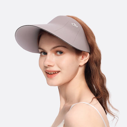 OhSunny Sun Visor 2024 Nuevo gorro de protección UV portátil suave y transpirable Unisex de moda de doble cara para uso al aire libre