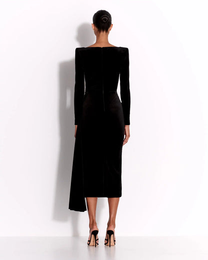 New Alex Perry Dress Designer Handmade Black Long Dresses