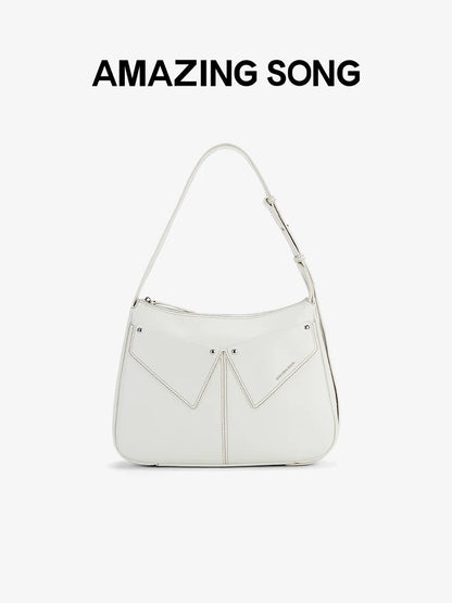 Bolso bandolera con forma de L y cuello con forma de canción increíble