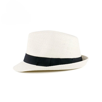 Sombrero de paja de gran tamaño para hombre, sombrero bombín británico, sombrero de paja hecho a mano para verano, sombrero para caballero, sombrero Fedora para mujer, sombrero de cabeza grande para mujer