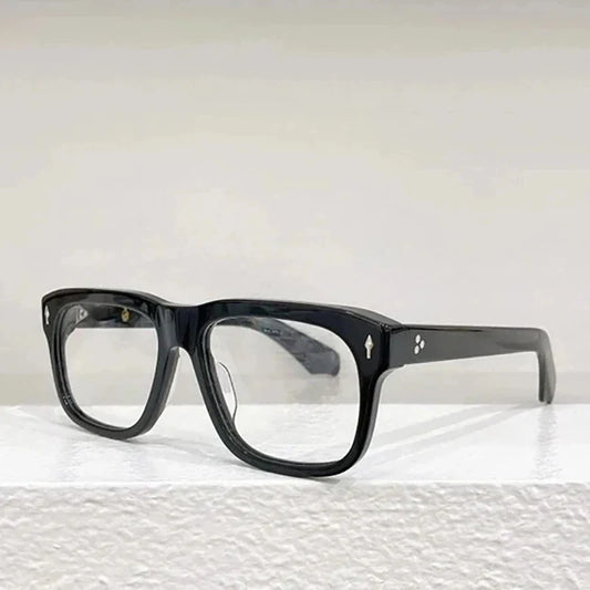 Lunettes de lecture à monture carrée optique en acide acétique pour hommes Lunettes de luxe YVES de haute qualité Lunettes personnalisées pour femmes